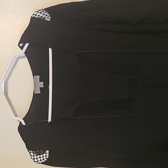 Black long sleeve blouse - Picture 2 of 5